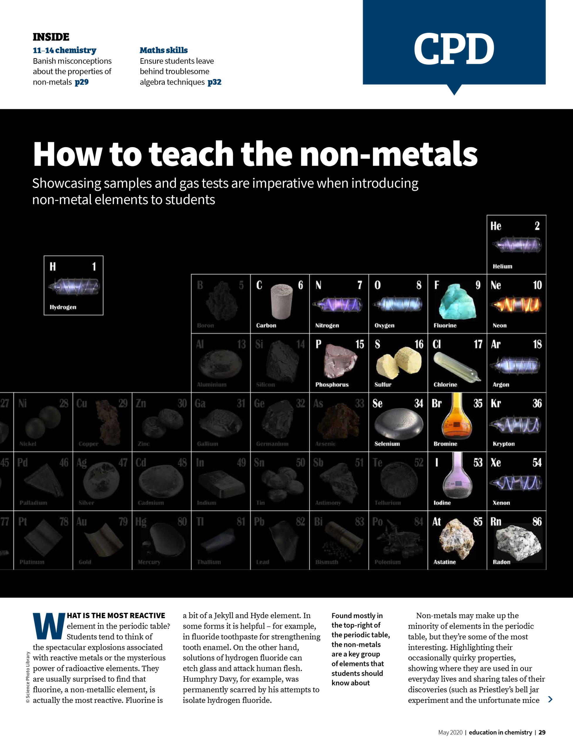 ROYAL SOCIETY OF CHEMISTRY – Science Photo Library