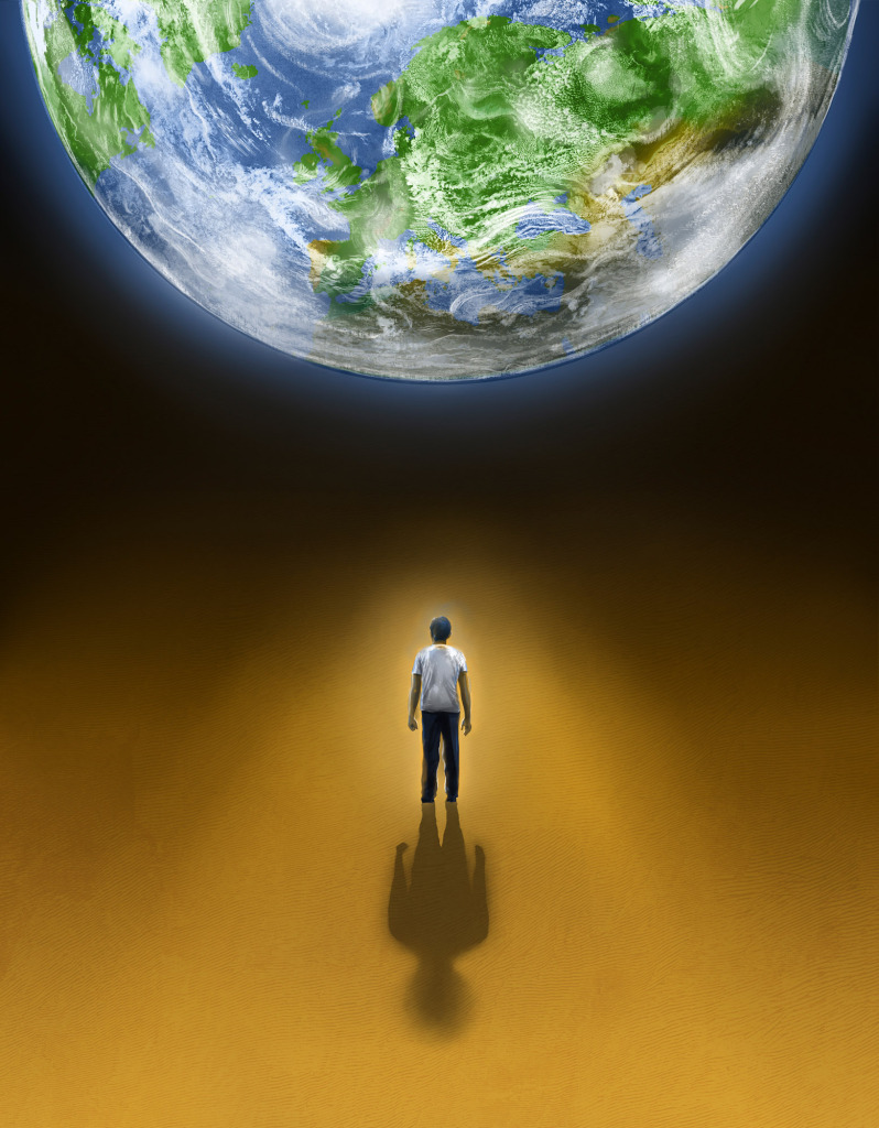 Isolation, conceptual illustration