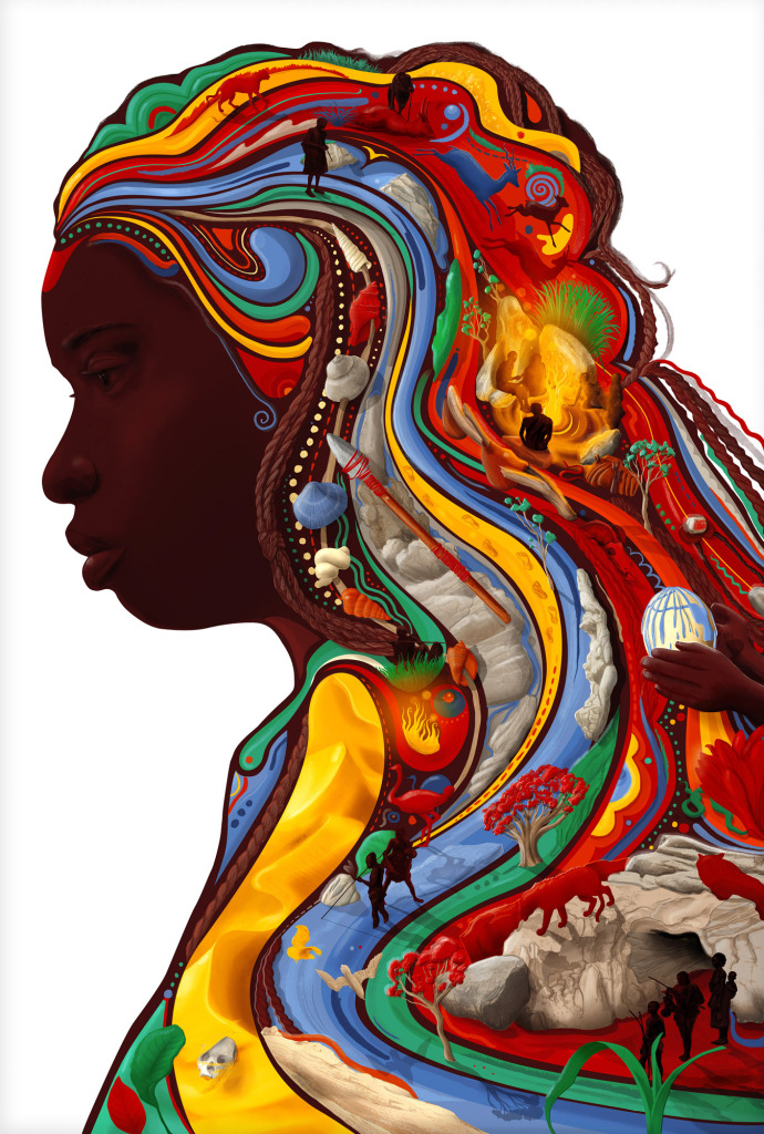 Mitochondrial Eve, conceptual illustration