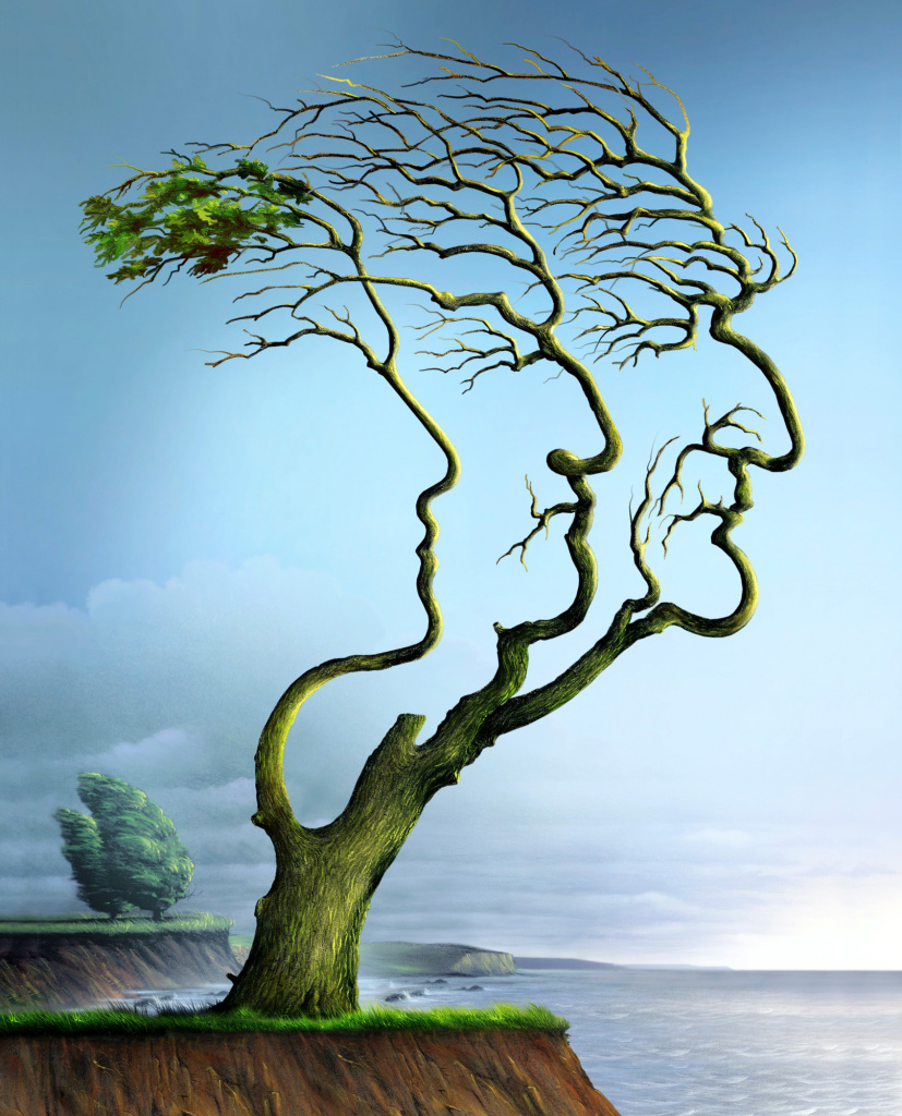 Family tree, conceptual artwork